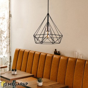 meg-GP029-0040,1-1 ΦΩΤΙΣΤΙΚΟ ΟΡΟΦΗΣ DONALD MEGAPAP ΜΕΤΑΛΛΙΚΟ ΧΡΩΜΑ ΜΑΥΡΟ 25X30X65ΕΚ.
