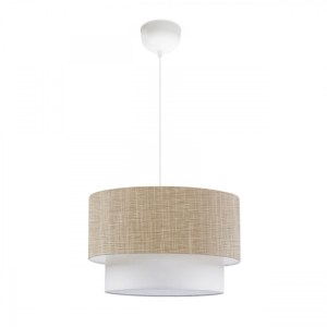meg-GP029-0049,7-0 ΦΩΤΙΣΤΙΚΟ ΟΡΟΦΗΣ WHITEHOUSE MEGAPAP E27 ΥΦΑΣΜΑΤΙΝΟ ΜΟΝΟΦΩΤΟ ΧΡΩΜΑ ΜΠΕΖ 30X20X55ΕΚ.