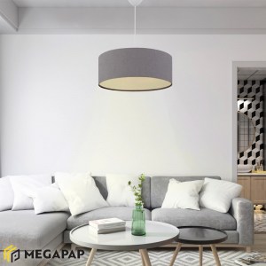 meg-GP029-0053,1-1 ΦΩΤΙΣΤΙΚΟ ΟΡΟΦΗΣ MONAHAN MEGAPAP ΥΦΑΣΜΑΤΙΝΟ ΧΡΩΜΑ ΓΚΡΙ 38X20X70ΕΚ.