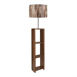 meg-GP029-0088,2-0 ΦΩΤΙΣΤΙΚΟ ΔΑΠΕΔΟΥ LOYD MEGAPAP ΥΦΑΣΜΑΤΙΝΟ/PVC/MDF ΧΡΩΜΑ ΚΑΦΕ/ΚΑΡΥΔΙ 38X38X150ΕΚ.