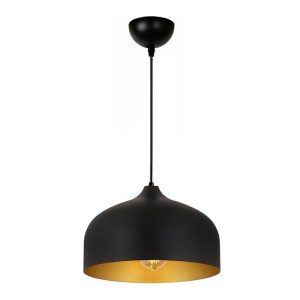 meg-GP029-0133,1-0 ΦΩΤΙΣΤΙΚΟ ΟΡΟΦΗΣ MALVIN MEGAPAP E27 ΜΕΤΑΛΛΙΚΟ ΜΟΝΟΦΩΤΟ ΧΡΩΜΑ ΜΑΥΡΟ Ø34X100ΕΚ.