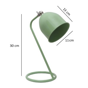 meg-GP029-0144,2-2 ΦΩΤΙΣΤΙΚΟ ΓΡΑΦΕΙΟΥ TREVISO MEGAPAP E14 ΜΕΤΑΛΛΙΚΟ ΧΡΩΜΑ ΜΕΝΤΑ 11X13X30ΕΚ.