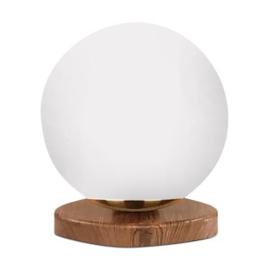 meg-GP029-0151,1-0 ΦΩΤΙΣΤΙΚΟ ΕΠΙΤΡΑΠΕΖΙΟ ONDA MEGAPAP E27 ΞΥΛΙΝΟ -  ΓΥΑΛΙΝΟ ΧΡΩΜΑ ΦΥΣΙΚΟ - ΛΕΥΚΟ Ø15X22ΕΚ.