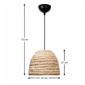 meg-GP029-0156,1-2 ΦΩΤΙΣΤΙΚΟ ΟΡΟΦΗΣ PENA MEGAPAP E27 ΑΠΟ ΣΧΟΙΝΙ ΜΟΝΟΦΩΤΟ ΧΡΩΜΑ ΦΥΣΙΚΟ Ø30X70ΕΚ.