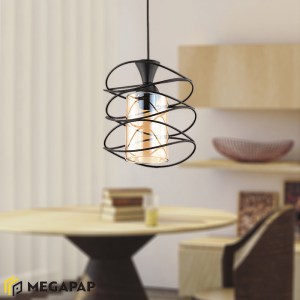 meg-GP030-0028,2-1 ΦΩΤΙΣΤΙΚΟ ΟΡΟΦΗΣ SHERWOOD MEGAPAP ΜΕΤΑΛΛΙΚΟ ΜΟΝΟΦΩΤΟ ΧΡΩΜΑ ΜΑΥΡΟ 20X20X71ΕΚ.