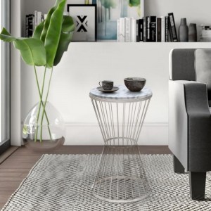 meg-GP030-0039,4-1 ΒΟΗΘΗΤΙΚΟ ΤΡΑΠΕΖΑΚΙ HOFFMAN MEGAPAP ΜΕΤΑΛΛΙΚΟ - MDF ΧΡΩΜΑ ΛΕΥΚΟ - ΛΕΥΚΟ ΕΦΕ ΜΑΡΜΑΡΟΥ 35X35X58ΕΚ.