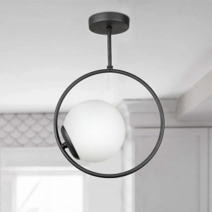 meg-GP030-0131,1-1 ΦΩΤΙΣΤΙΚΟ ΟΡΟΦΗΣ SCOY MEGAPAP E27 ΜΕΤΑΛΛΙΚΟ ΜΟΝΟΦΩΤΟ ΧΡΩΜΑ ΜΑΥΡΟ Ø26X40ΕΚ.