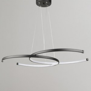 meg-GP030-0137,1-1 ΦΩΤΙΣΤΙΚΟ ΟΡΟΦΗΣ LED CRES MEGAPAP ΜΕΤΑΛΛΙΚΟ ΧΡΩΜΑ ΜΑΥΡΟ 70X48X65ΕΚ.