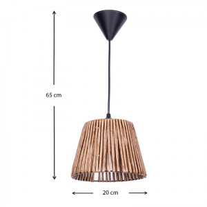 meg-GP036-0014,1-2 ΦΩΤΙΣΤΙΚΟ ΟΡΟΦΗΣ ARSENIO MEGAPAP E27 ΧΑΡΤΙΝΟ ΧΡΩΜΑ ΦΥΣΙΚΟ 20X20X65ΕΚ.