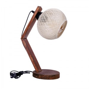 meg-GP036-0054,1-0 ΦΩΤΙΣΤΙΚΟ ΕΠΙΤΡΑΠΕΖΙΟ ROPE MEGAPAP E27 ΞΥΛΙΝΟ - ΣΧΟΙΝΙ ΧΡΩΜΑ ΜΠΕΖ - ΚΑΡΥΔΙ Ø17X40ΕΚ.