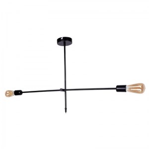 meg-GP036-0069,1-0 ΦΩΤΙΣΤΙΚΟ ΟΡΟΦΗΣ NIMO MEGAPAP E27 ΜΕΤΑΛΛΙΚΟ ΔΙΦΩΤΟ ΧΡΩΜΑ ΜΑΥΡΟ 92X12X57ΕΚ.