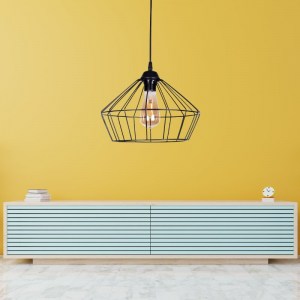 meg-GP036-0076,1-1 ΦΩΤΙΣΤΙΚΟ ΟΡΟΦΗΣ BARRIE MEGAPAP E27 ΜΕΤΑΛΛΙΚΟ ΜΟΝΟΦΩΤΟ ΧΡΩΜΑ ΜΑΥΡΟ Ø30X65ΕΚ.