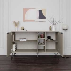 meg-GP037-0004,9-1 ΜΠΟΥΦΕΣ CLARA MEGAPAP ΧΡΩΜΑ SANDSTONE 142X35,6X83ΕΚ.