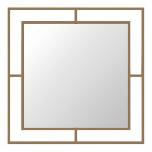 meg-GP037-0006,2-1 ΚΑΘΡΕΦΤΗΣ ΤΟΙΧΟΥ CALLISTA MEGAPAP ΧΡΩΜΑ ΧΡΥΣΟ 58,6X2X58,6ΕΚ.
