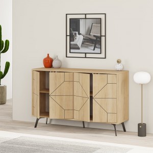 meg-GP037-0008,2-1 ΜΠΟΥΦΕΣ ΜΕΛΑΜΙΝΗΣ GIACOMO MEGAPAP ΧΡΩΜΑ ΦΥΣΙΚΟ ΟΞΙΑΣ 123X35X77,4ΕΚ.