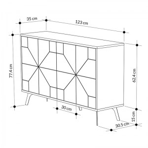 meg-GP037-0008,5-4 ΜΠΟΥΦΕΣ ΜΕΛΑΜΙΝΗΣ DUNE MEGAPAP ΧΡΩΜΑ ΑΝΟΙΧΤΗ ΜΟΚΑ 123X35X77,4ΕΚ.