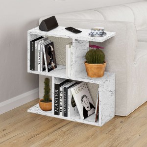 meg-GP037-0018,10-0 ΒΟΗΘΗΤΙΚΟ ΤΡΑΠΕΖΑΚΙ HOMEMANIA MEGAPAP ΧΡΩΜΑ ΛΕΥΚΟ ΕΦΕ ΜΑΡΜΑΡΟΥ 60X20X60ΕΚ.