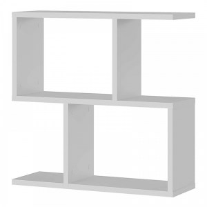 meg-GP037-0018,3-3 ΒΟΗΘΗΤΙΚΟ ΤΡΑΠΕΖΑΚΙ HOMEMANIA MEGAPAP ΑΠΟ ΜΕΛΑΜΙΝΗ ΧΡΩΜΑ ΛΕΥΚΟ 60X20X60ΕΚ.