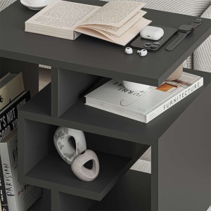meg-GP037-0023,3-4 ΒΟΗΘΗΤΙΚΟ ΤΡΑΠΕΖΑΚΙ LABIRENT MEGAPAP ΧΡΩΜΑ ΑΝΘΡΑΚΙ 54X40X45ΕΚ.