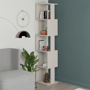 meg-GP037-0039,8-0 ΒΙΒΛΙΟΘΗΚΗ PIRI MEGAPAP ΧΡΩΜΑ SANDSTONE 35X30X161ΕΚ.