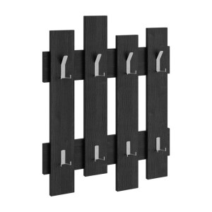 meg-GP037-0044,5-2 ΚΡΕΜΑΣΤΡΑ ΤΟΙΧΟΥ WAVE MEGAPAP ΧΡΩΜΑ BLACK WOOD 64X4X81ΕΚ.