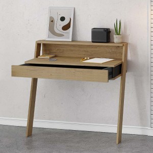 meg-GP037-0062,3-1 ΓΡΑΦΕΙΟ ΕΡΓΑΣΙΑΣ COWORK MEGAPAP ΑΠΟ ΜΕΛΑΜΙΝΗ ΧΡΩΜΑ ΦΥΣΙΚΟ ΟΞΙΑΣ 94X50X91ΕΚ.