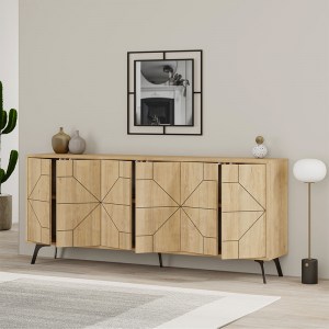 meg-GP037-0068,3-1 ΜΠΟΥΦΕΣ ΜΕΛΑΜΙΝΗΣ DUNE MEGAPAP ΧΡΩΜΑ ΦΥΣΙΚΟ ΟΞΙΑΣ 184X35X77,4ΕΚ.