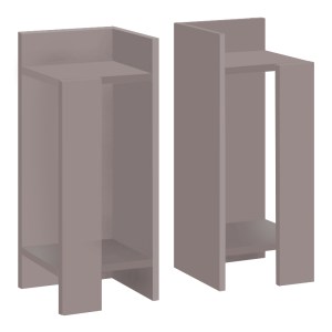 meg-GP037-0070,5-0 ΚΟΜΟΔΙΝΟ ELOS MEGAPAP ΣΕΤ 2 ΤΕΜΑΧΙΩΝ ΧΡΩΜΑ ΑΝΟΙΧΤΗ ΜΟΚΑ 25X27X60ΕΚ.