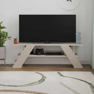 meg-GP037-0071,4-1 ΕΠΙΠΛΟ ΤΗΛΕΟΡΑΣΗΣ FARFALLA MEGAPAP ΧΡΩΜΑ SANDSTONE 120X33,5X40ΕΚ.