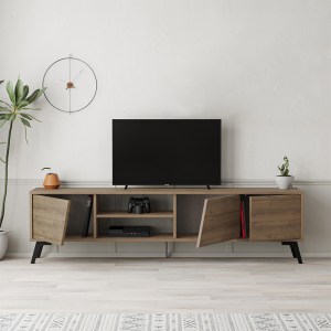 meg-GP037-0075,4-1 ΕΠΙΠΛΟ ΤΗΛΕΟΡΑΣΗΣ FIONA MEGAPAP ΧΡΩΜΑ ΑΝΟΙΧΤΟ ΚΑΡΥΔΙ 180X35,6X48ΕΚ.