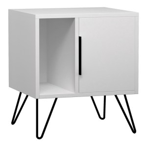 meg-GP037-0081,2-5 ΚΟΜΟΔΙΝΟ GLYNN MEGAPAP ΧΡΩΜΑ ΛΕΥΚΟ 50,2X44,6X60ΕΚ.
