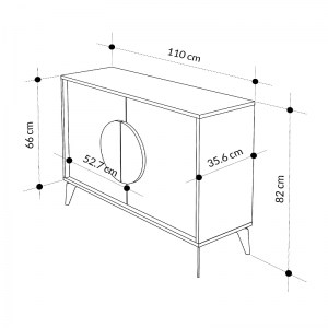 meg-GP037-0082,1-5 ΜΠΟΥΦΕΣ ΜΕΛΑΜΙΝΗΣ GORA MEGAPAP ΧΡΩΜΑ ΜΑΥΡΟ ΕΦΕ ΜΑΡΜΑΡΟΥ - ΛΕΥΚΟ 110X35,6X82ΕΚ.