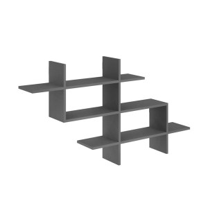 meg-GP037-0084,1-3 ΡΑΦΙΕΡΑ ΤΟΙΧΟΥ HALIC MEGAPAP ΧΡΩΜΑ ΑΝΘΡΑΚΙ 150X22X82ΕΚ.