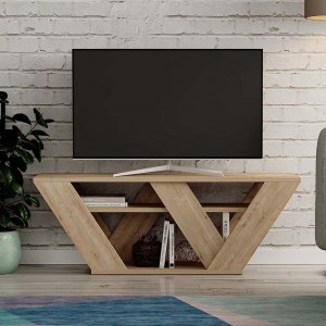meg-GP037-0156,3-1 ΕΠΙΠΛΟ ΤΗΛΕΟΡΑΣΗΣ PIPRALLA MEGAPAP ΜΕΛΑΜΙΝΗΣ ΧΡΩΜΑ ΦΥΣΙΚΟ ΟΞΙΑΣ 110X30X40ΕΚ.
