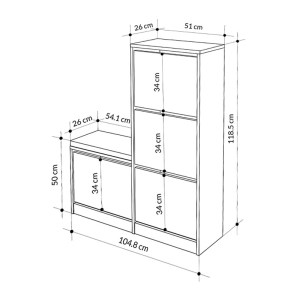 meg-GP037-0188,5-4 ΠΑΠΟΥΤΣΟΘΗΚΗ ΜΕΛΑΜΙΝΗΣ DUDE MEGAPAP ΧΡΩΜΑ ΜΑΥΡΟ 104,8X26X118,5ΕΚ.