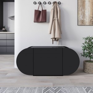 meg-GP037-0200,1-2 ΠΑΠΟΥΤΣΟΘΗΚΗ POZY MEGAPAP ΧΡΩΜΑ BLACK BUTE 110X40,4X50ΕΚ.