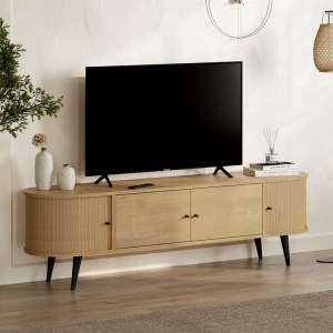 meg-GP037-0202,1-0 ΕΠΙΠΛΟ ΤΗΛΕΟΡΑΣΗΣ GENTLE MEGAPAP ΧΡΩΜΑ SAPPHIRE OAK 180X40X52ΕΚ.