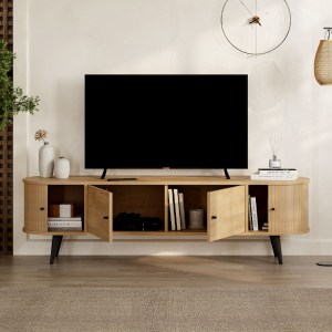 meg-GP037-0202,1-1 ΕΠΙΠΛΟ ΤΗΛΕΟΡΑΣΗΣ GENTLE MEGAPAP ΧΡΩΜΑ SAPPHIRE OAK 180X40X52ΕΚ.