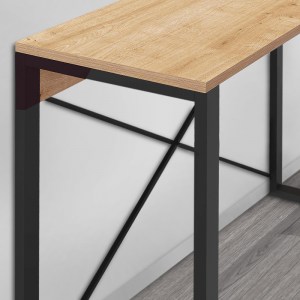 meg-GP037-0223,2-2 ΚΟΝΣΟΛΑ ARCHIE MEGAPAP ΧΡΩΜΑ SAPPHIRE OAK 110X35X75ΕΚ.