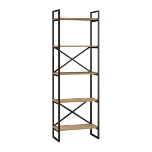 meg-GP037-0225,1-2 ΒΙΒΛΙΟΘΗΚΗ DUSAN MEGAPAP ΧΡΩΜΑ SEPET OAK 58X30X175ΕΚ.