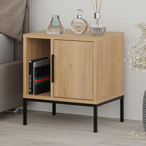 meg-GP037-0233,1-0 ΚΟΜΟΔΙΝΟ GLYNN MEGAPAP ΧΡΩΜΑ SAPHHIRE OAK 45X35X50ΕΚ.