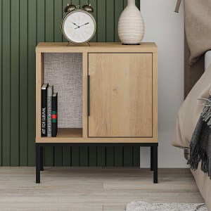 meg-GP037-0233,1-2 ΚΟΜΟΔΙΝΟ GLYNN MEGAPAP ΧΡΩΜΑ SAPHHIRE OAK 45X35X50ΕΚ.