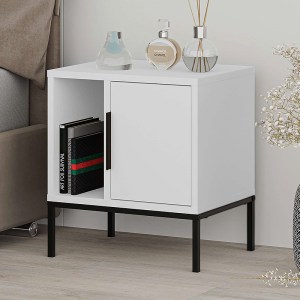 meg-GP037-0233,2-0 ΚΟΜΟΔΙΝΟ GLYNN MEGAPAP ΧΡΩΜΑ ΛΕΥΚΟ 45X35X50ΕΚ.
