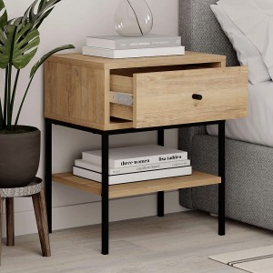 meg-GP037-0234,1-1 ΚΟΜΟΔΙΝΟ LISA MEGAPAP ΧΡΩΜΑ SAPHHIRE OAK 45X35X56ΕΚ.