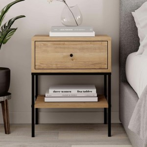 meg-GP037-0234,1-2 ΚΟΜΟΔΙΝΟ LISA MEGAPAP ΧΡΩΜΑ SAPHHIRE OAK 45X35X56ΕΚ.