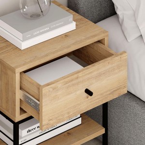 meg-GP037-0234,1-3 ΚΟΜΟΔΙΝΟ LISA MEGAPAP ΧΡΩΜΑ SAPHHIRE OAK 45X35X56ΕΚ.