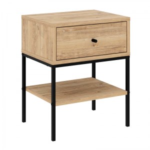 meg-GP037-0234,1-4 ΚΟΜΟΔΙΝΟ LISA MEGAPAP ΧΡΩΜΑ SAPHHIRE OAK 45X35X56ΕΚ.