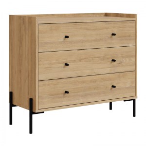 meg-GP037-0236,1-4 ΣΥΡΤΑΡΙΕΡΑ MALTA MEGAPAP ΧΡΩΜΑ SAPPHIRE OAK 94X40X80,1ΕΚ.