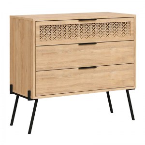 meg-GP037-0237,1-3 ΣΥΡΤΑΡΙΕΡΑ NAIVE MEGAPAP ΧΡΩΜΑ SAPPHIRE OAK 93,1X40X83,1ΕΚ.