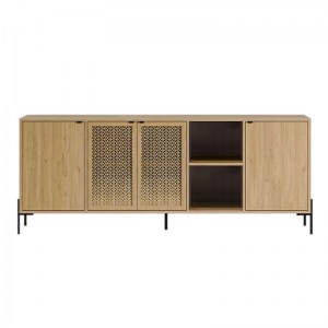 meg-GP037-0239,1-1 ΜΠΟΥΦΕΣ NAIVE MEGAPAP ΧΡΩΜΑ SAPPHIRE OAK 204X40X80ΕΚ.